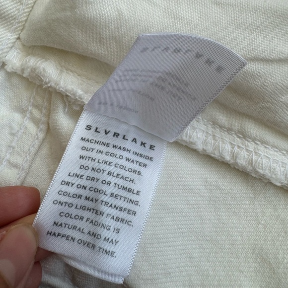 NWT SLVRLAKE Micro Mini Cut Off Skirt in Off White size 30 - Picture 12 of 12